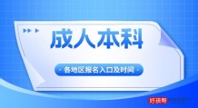 2022年成人本科报名时间 附报名网站入口