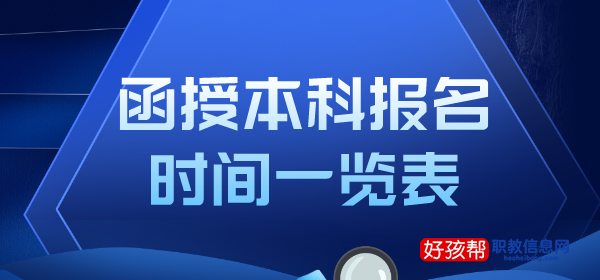 2022年全国函授本科报名时间汇总